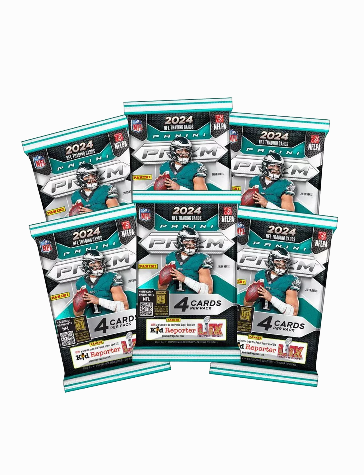 2024 Panini NFL Prizm Football Trading Card Blaster Box