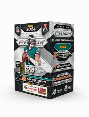 2024 Panini NFL Prizm Football Trading Card Blaster Box