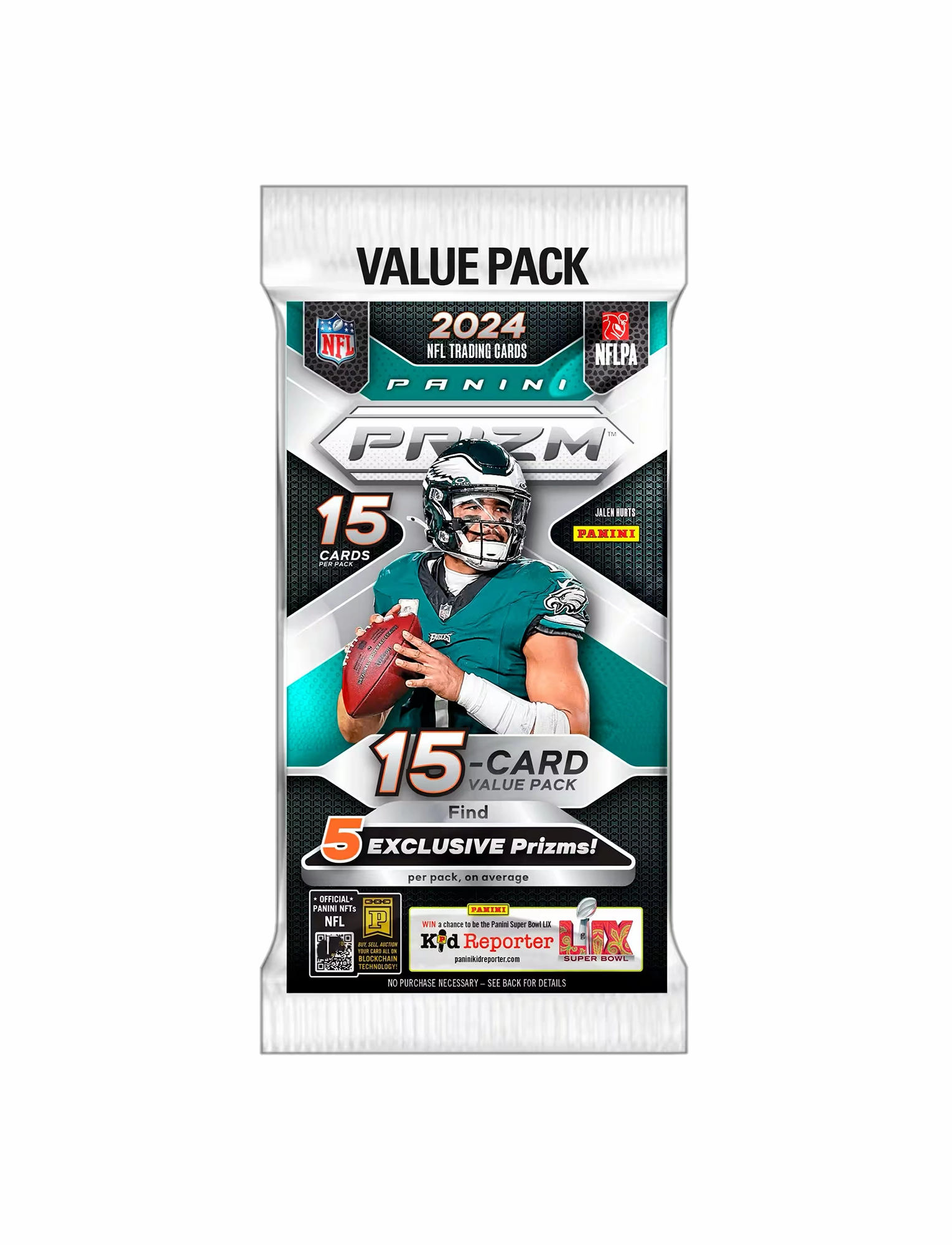 2024 Panini NFL Prizm Football Trading Card Value Fat Pack