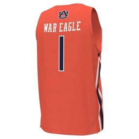 #1 A.Tigers Under Armour Replica Basketball Jersey - Orange Stitched American College Jerseys
