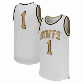 #1 C.Buffaloes Replica Basketball Jersey - White American College Jerseys
