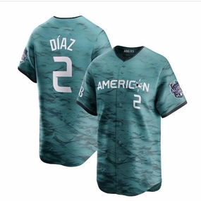 #2 Yandy D?-az American League 2023 All-Star Game Limited Player Jersey - Teal Baseball Jerseys