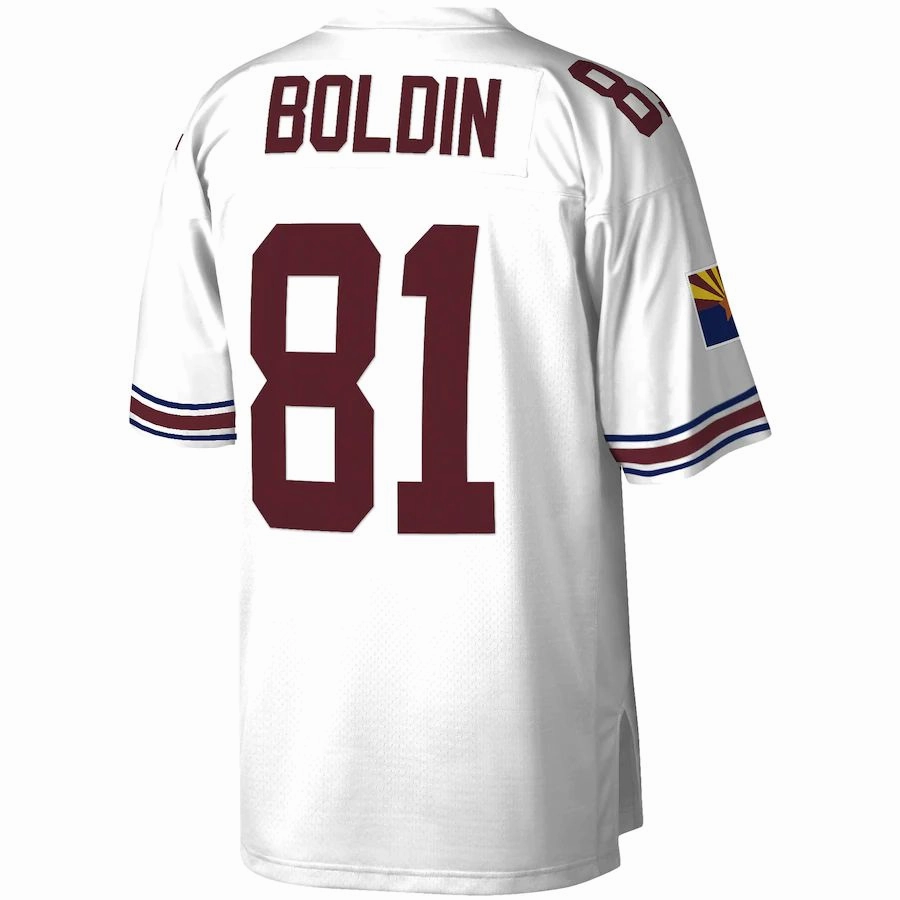 A.Cardinal #81 Anquan Boldin Mitchell & Ness White 2003 Legacy Replica Jersey Stitched American Football Jerseys