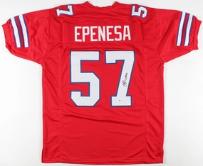 A. J. Epenesa Signed Buffalo Bills Jersey (Beckett COA) 2020 2nd Round Draft Pck