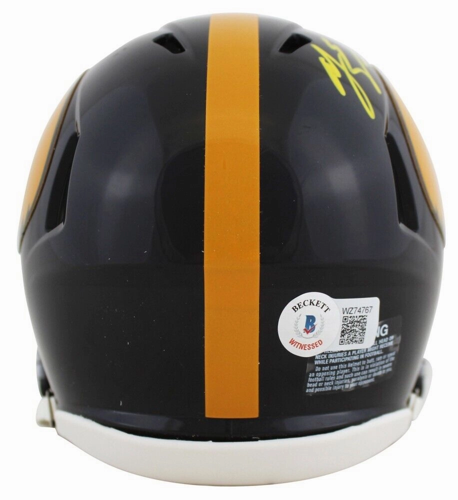 A.J. Epenesa Signed Iowa Hawkeyes Speed Mini Helmet (Beckett) Buffalo Bills D.E.