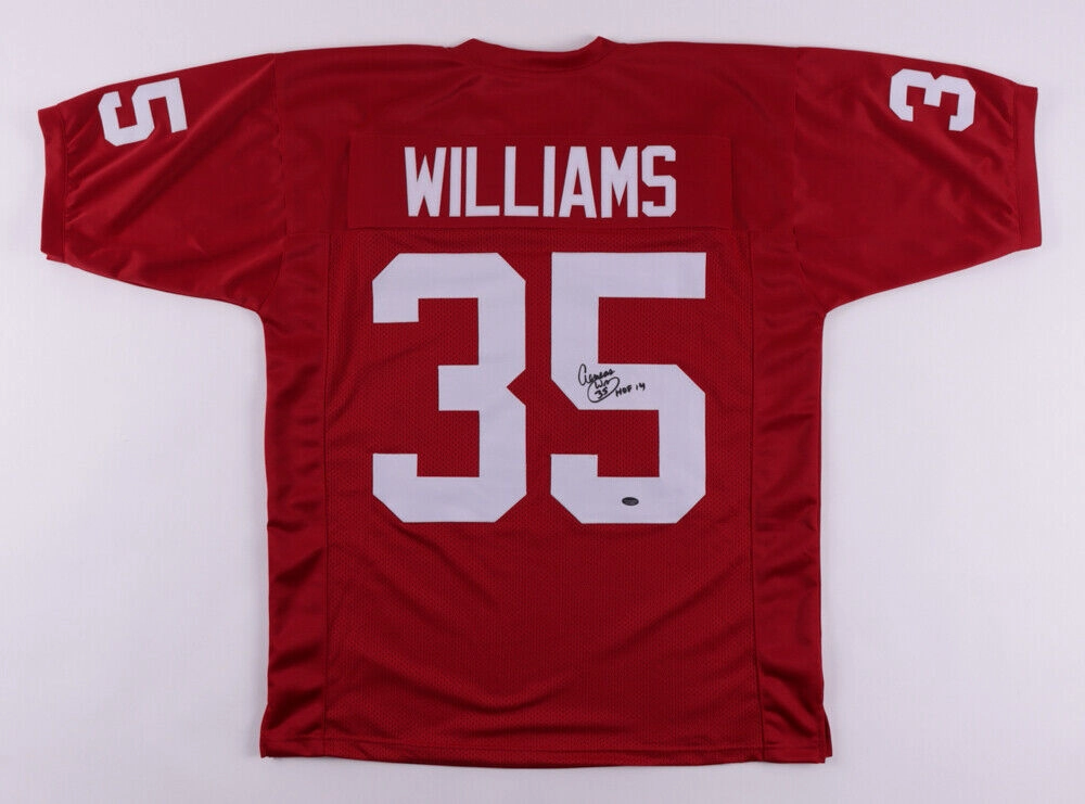 Aeneas Williams Signed Arizona Cardinals Jersey Inscribed HOF 14 (Schwartz COA)