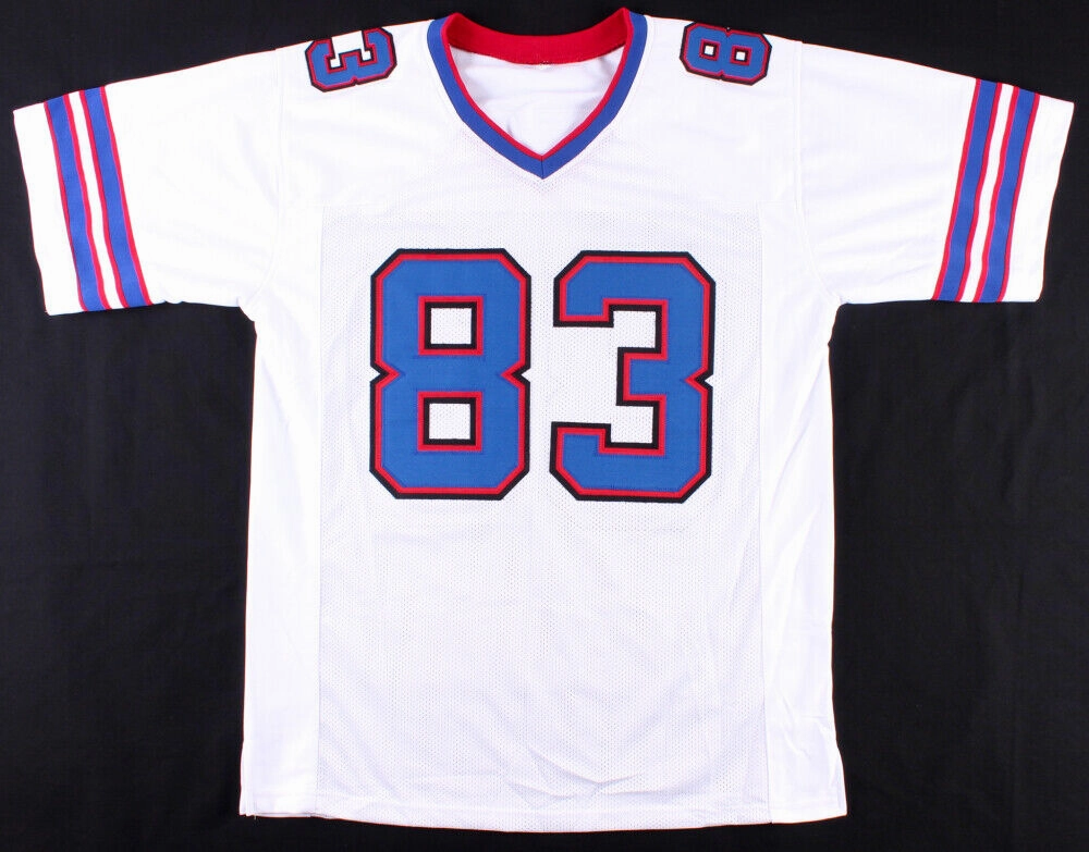 Andre Reed Signed Buffalo Bills White Jersey (JSA COA) 7xPro Bowl Wide Receiver