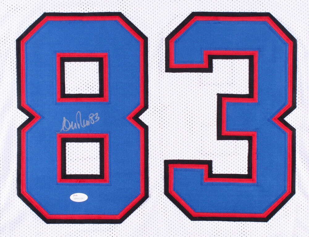 Andre Reed Signed Buffalo Bills White Jersey (JSA COA) 7xPro Bowl Wide Receiver