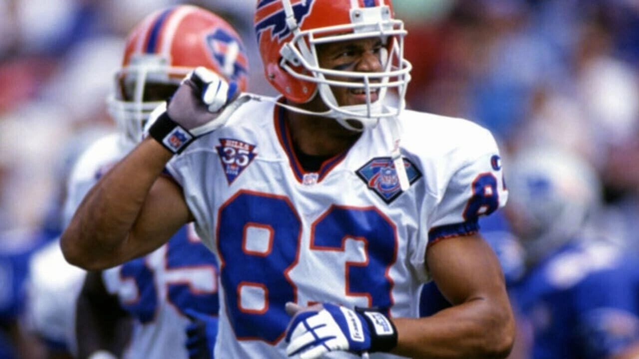 Andre Reed Signed Buffalo Bills White Jersey (JSA COA) 7xPro Bowl Wide Receiver