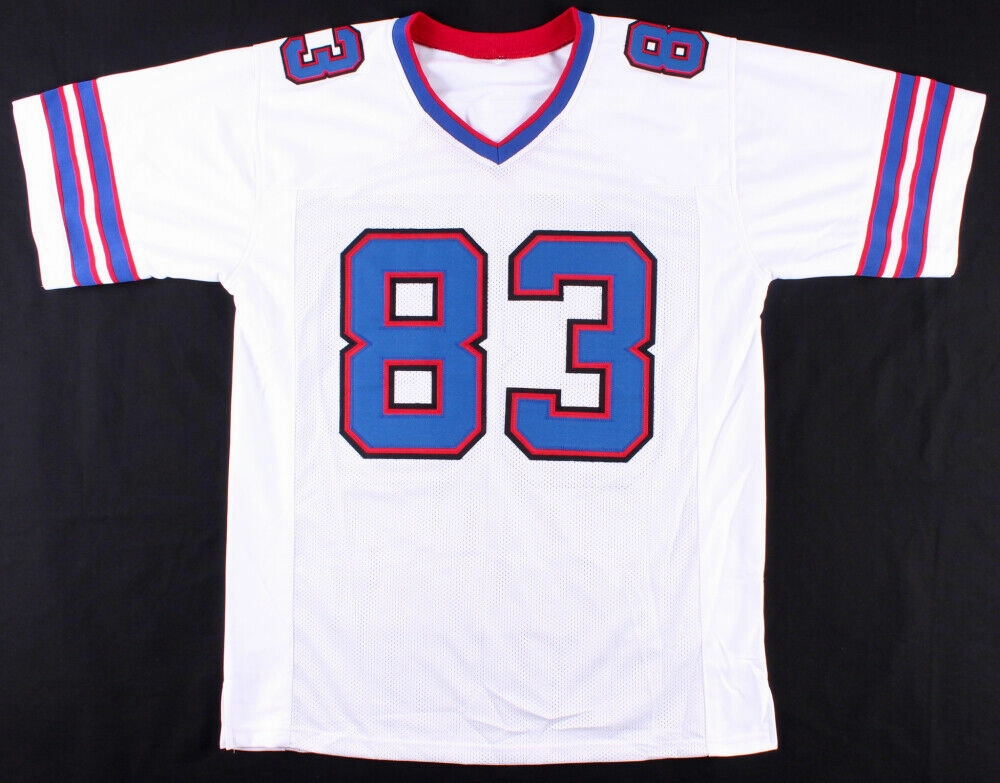 Andre Reed Signed Buffalo Bills White Jersey (JSA COA) 7xPro Bowl Wide Receiver