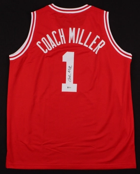 Archie Miller Signed Indiana Hoosiers Red Jersey (JSA COA) Head Coach since 2017