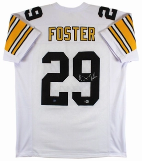 Barry Foster Signed Pittsburgh Steeler Jersey (Beckett) 2Pro Bowl Running Back