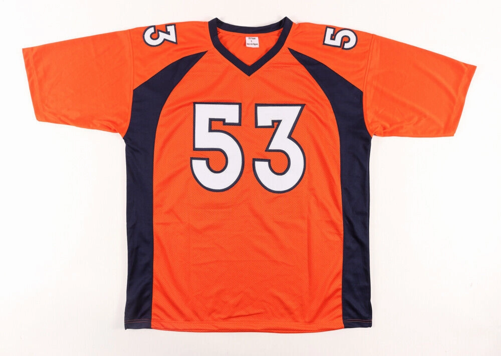 Bill Romanowski Signed Denver Broncos Jersey (JSA COA) 4xSuper Bowl Champion