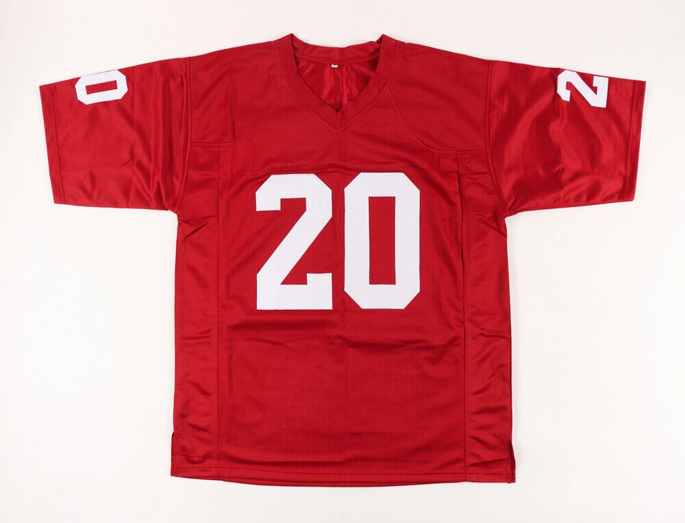 Billy Sims Signed Oklahoma Sooners Highlight Stat Jersey "H.T.-'78" (JSA COA)