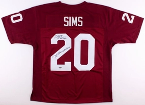 Billy Sims Signed Oklahoma Sooners Jersey Inscribed "78 Heisman" (TriStar Holo)