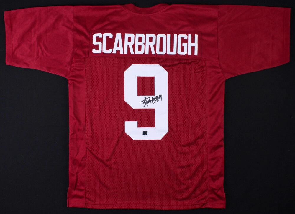 Bo Scarbrough Signed Alabama Crimson Tide Jersey (Scarbrough Hologram)