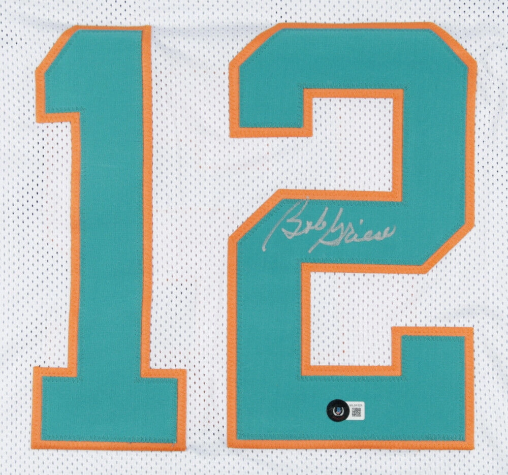 Bob Griese Signed Miami Dolphins Jersey (Beckett Hologram) 2Super Bowl Champion