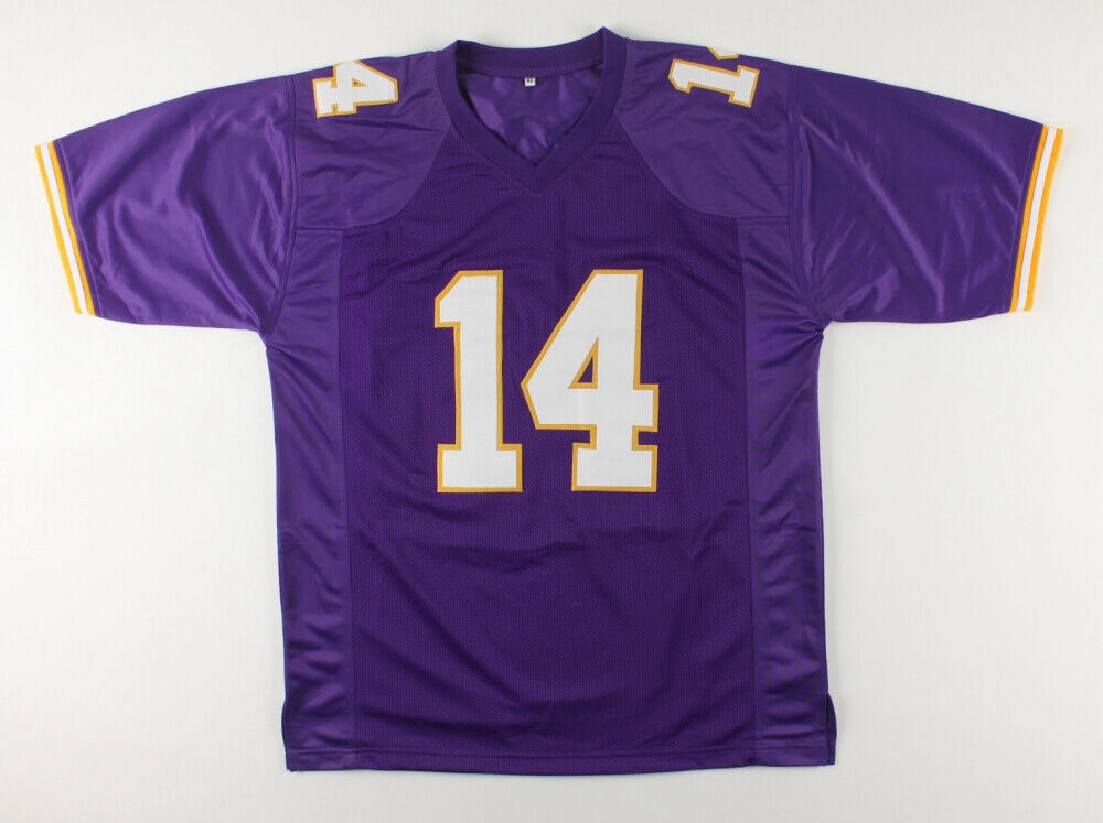 Brad Johnson Signed Minnesota Vikings Jersey (Beckett COA) Super Bowl XXXVII QB