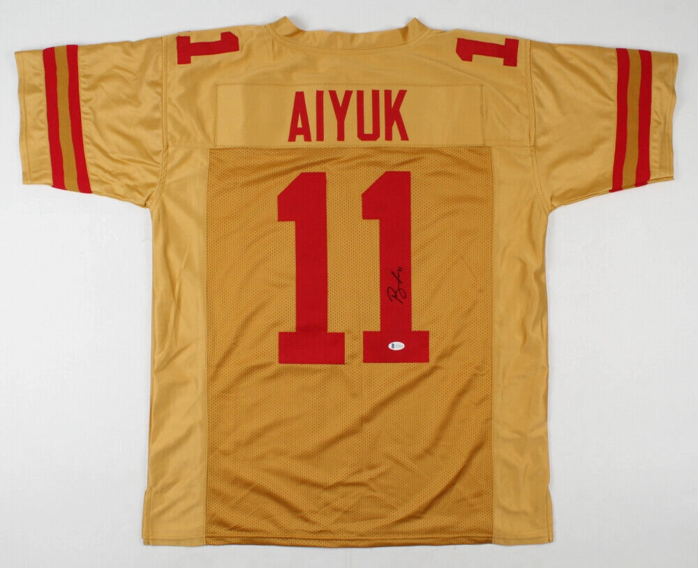 Brandon Aiyuk Signed San Francisco 49ers Jersey (Beckett COA) 1st Rd Pick WR