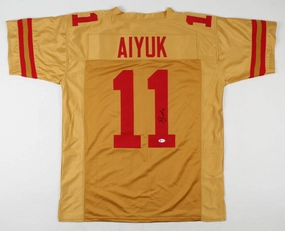 Brandon Aiyuk Signed San Francisco 49ers Jersey (Beckett COA) 1st Rd Pick WR
