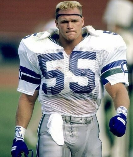 Brian Bosworth Signed Seattle Seahawks Jersey (JSA COA) Oklahoma Sooners L.B.