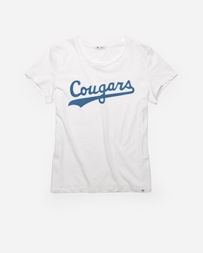BRIGHAM YOUNG COUGARS VINTAGE PREMIER '47 FRANKIE TEE WOMENS