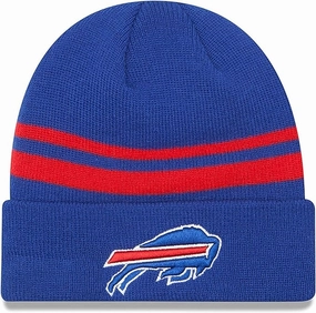 Buffalo Bills NFL Team Stripe Cuffed Beanie