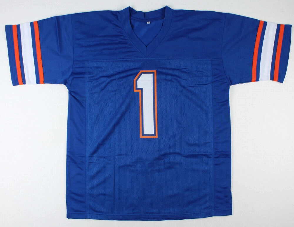 C. J. Henderson Signed Florida Gators Jersey (PSA COA) Jaguars #1 Draft Pck 2020