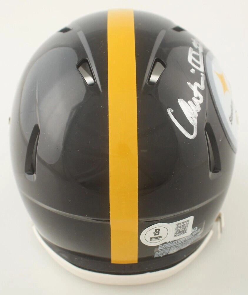 Calvin Austin III Signed Pittsburgh Steelers Speed Mini Helmet (Beckett) W.R.