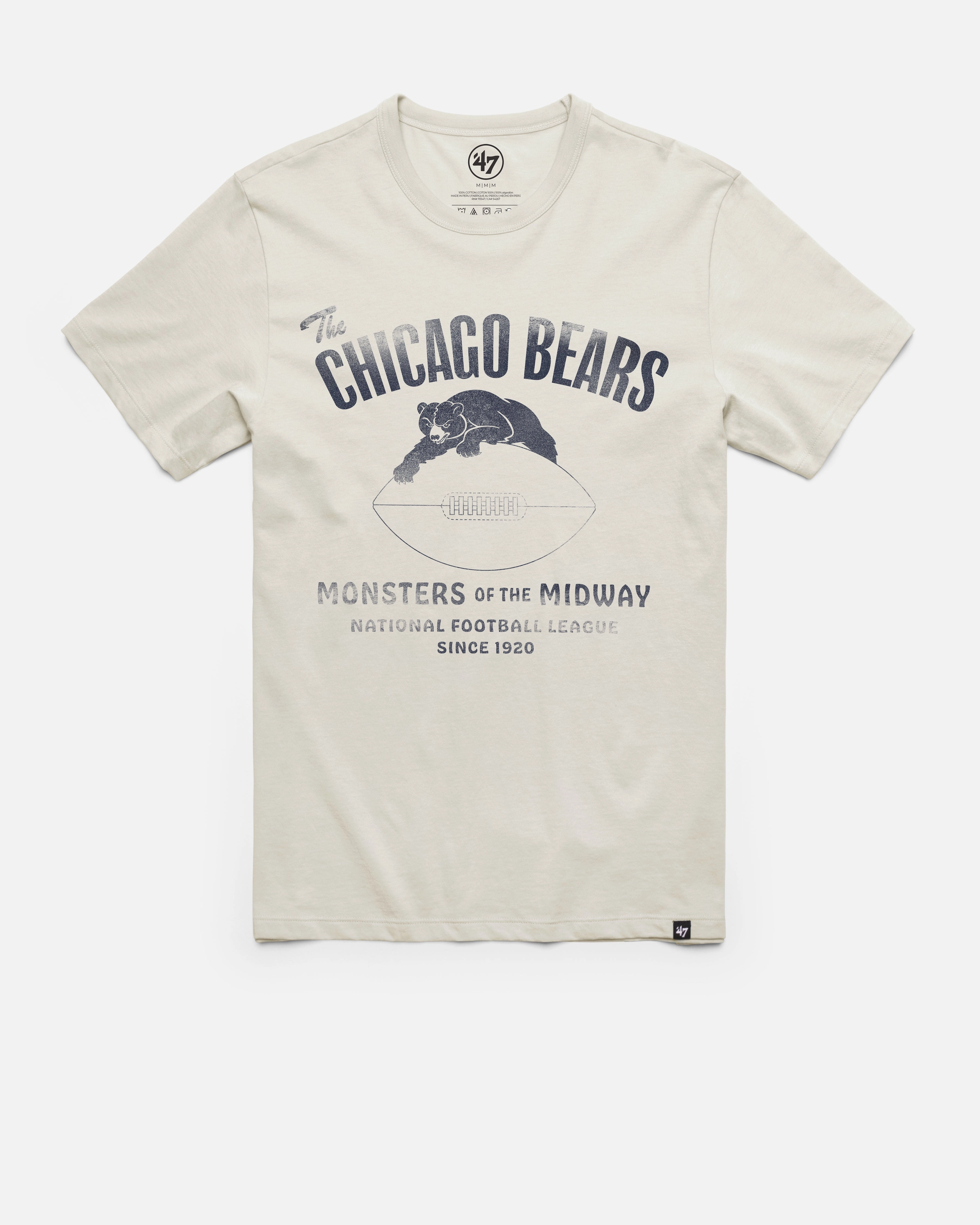 CHICAGO BEARS HISTORIC WIDE OPEN '47 FRANKLIN TEE