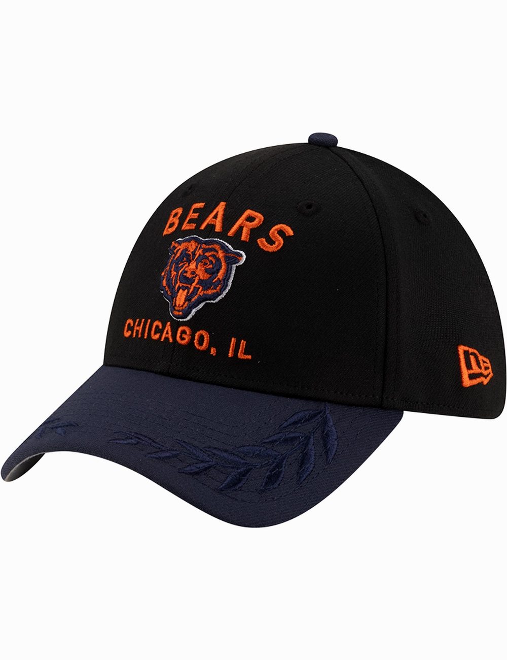 Chicago Bears New Era NFL 25 Draft 39THIRTY Stretch-Fit Hat - Black