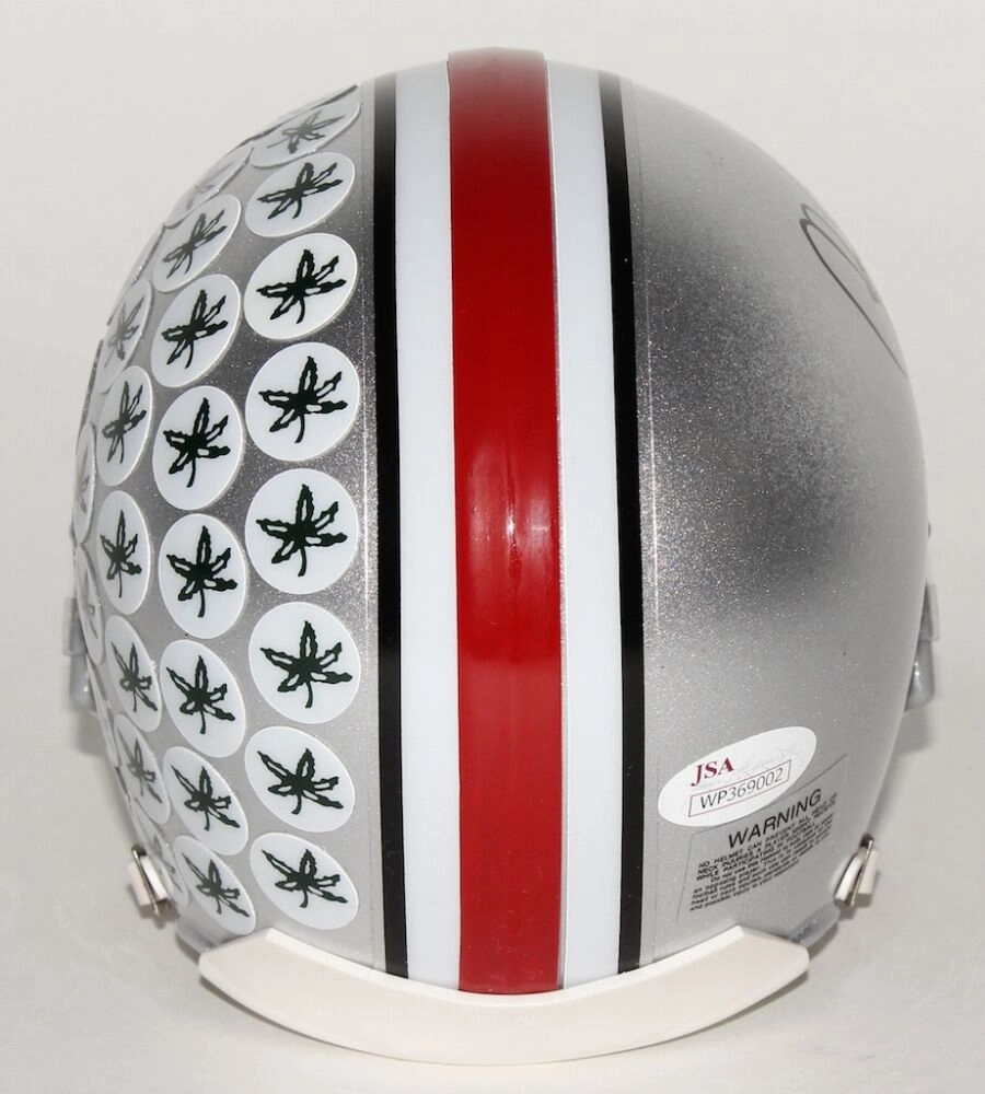 Chris Spielman Signed Ohio State Buckeyes Mini-Helmet (JSA) Lions L.B. 19881995