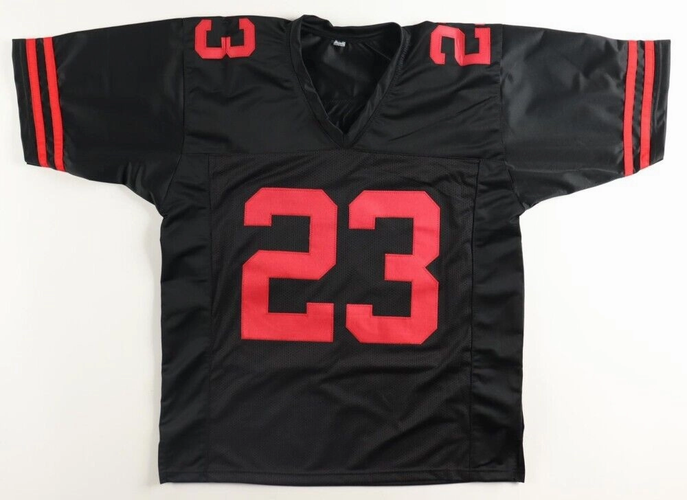 Christian McCaffrey Signed San Francisco 49ers Color Rush Jersey (JSA COA) R.B.