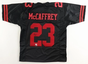 Christian McCaffrey Signed San Francisco 49ers Color Rush Jersey (JSA COA) R.B.