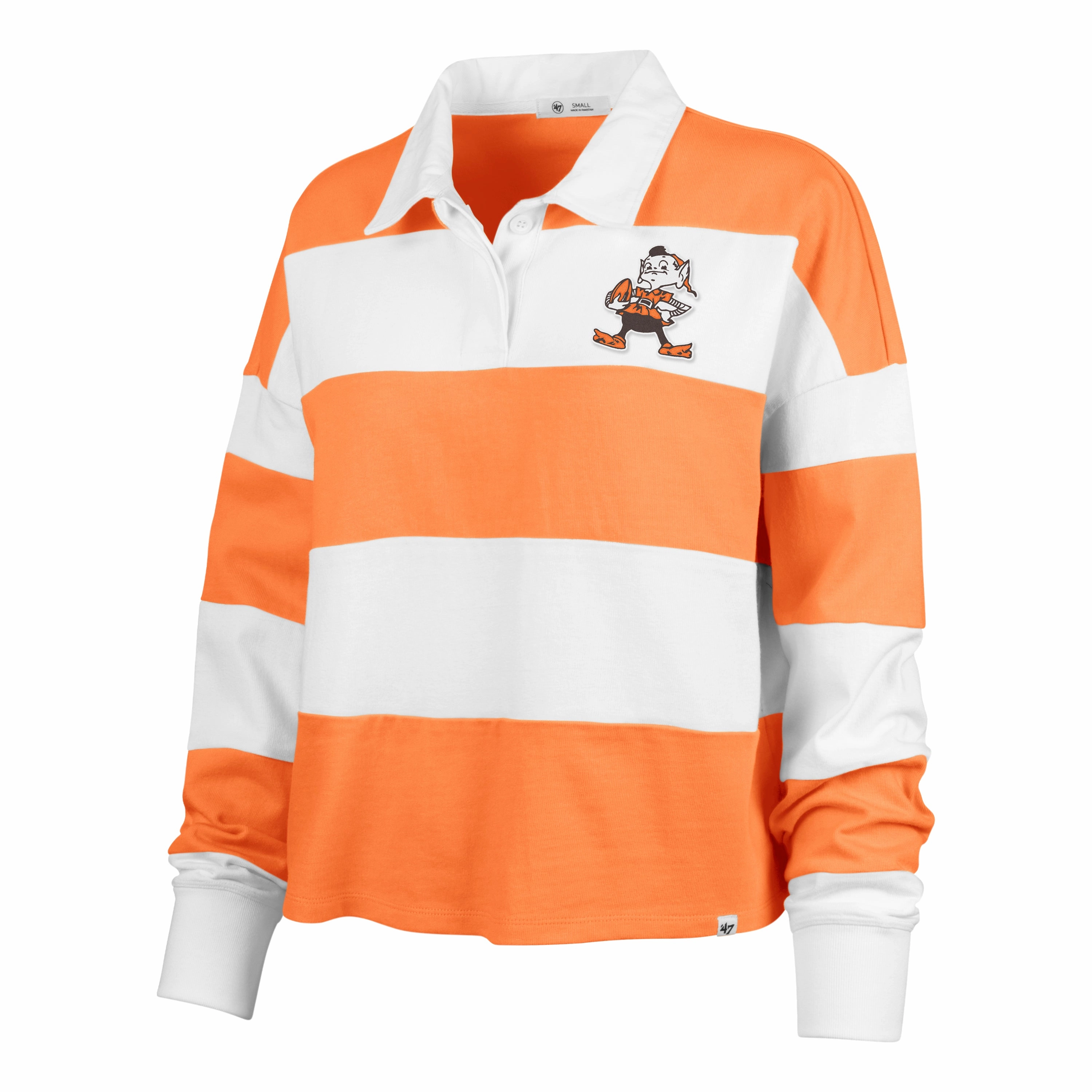 CLEVELAND BROWNS HISTORIC CLUBHOUSE HALL '47 RAVEN RUGBY WOMENS