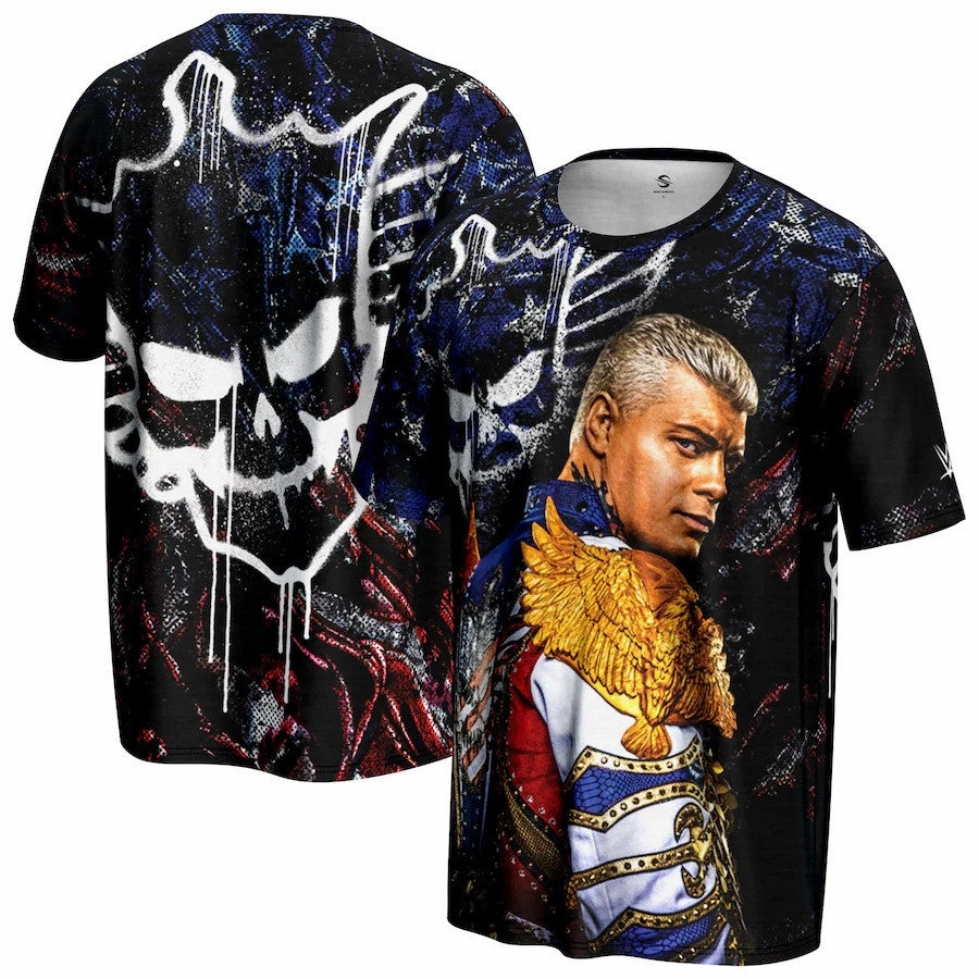 Cody Rhodes WWE ProSphere Adrenaline T-Shirt - Black