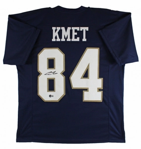 Cole Kmet Signed Notre Dame Fighting Irish Jersey (Beckett) Chicago Bears T.E.