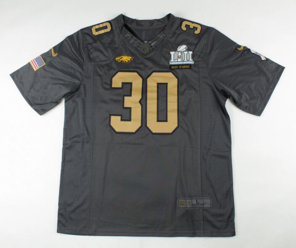 Corey Clement Signed Philadelphia Eagles Super Bowl LII Jersey (JSA COA)