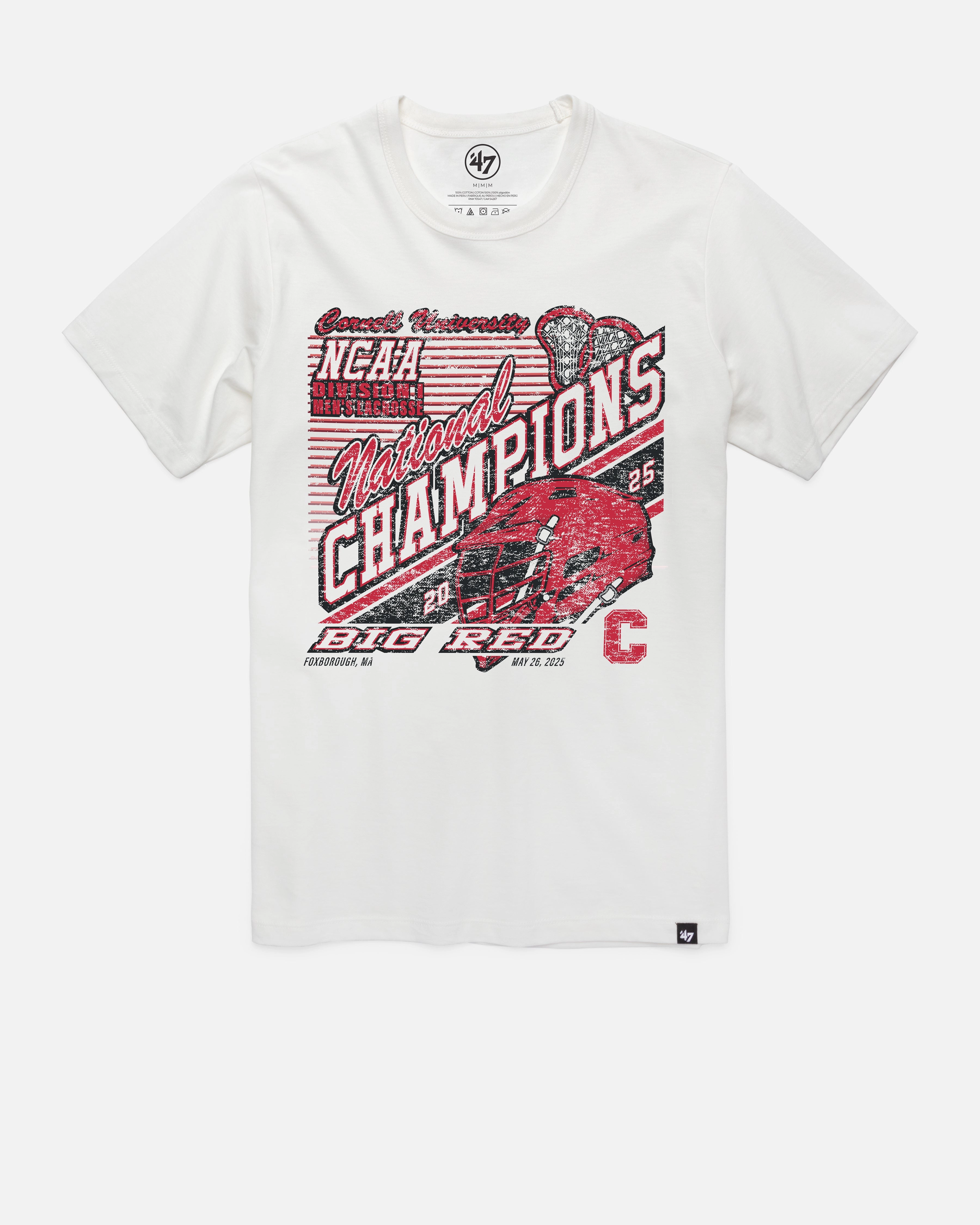 CORNELL BIG RED NCAA NATIONAL CHAMPIONS '47 FRANKLIN TEE