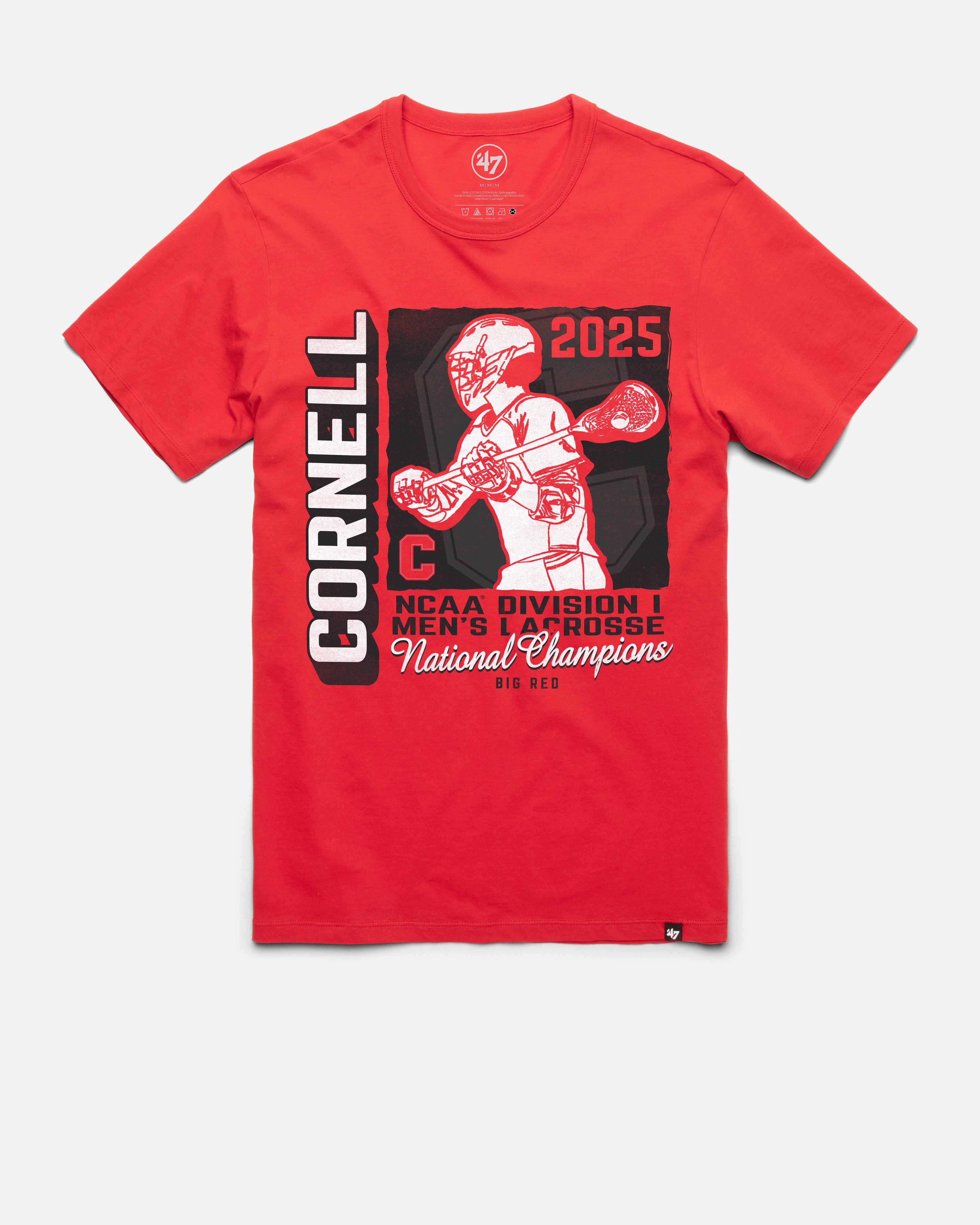 CORNELL BIG RED NCAA NATIONAL CHAMPIONS '47 FRANKLIN TEE