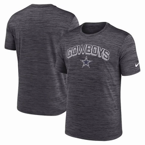 Dallas Cowboys NFL Nike Velocity Performance T-Shirt - Charcoal