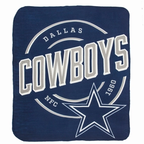 Dallas Cowboys NFL UK Unisex-Adult Fleece Throw Blanket, 50" x 60", Campaign