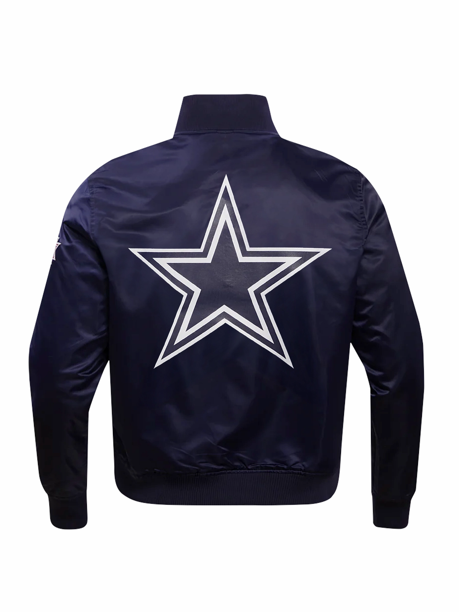 Dallas Cowboys Pro Standard NFL Team Classic Satin Button Jacket - Navy