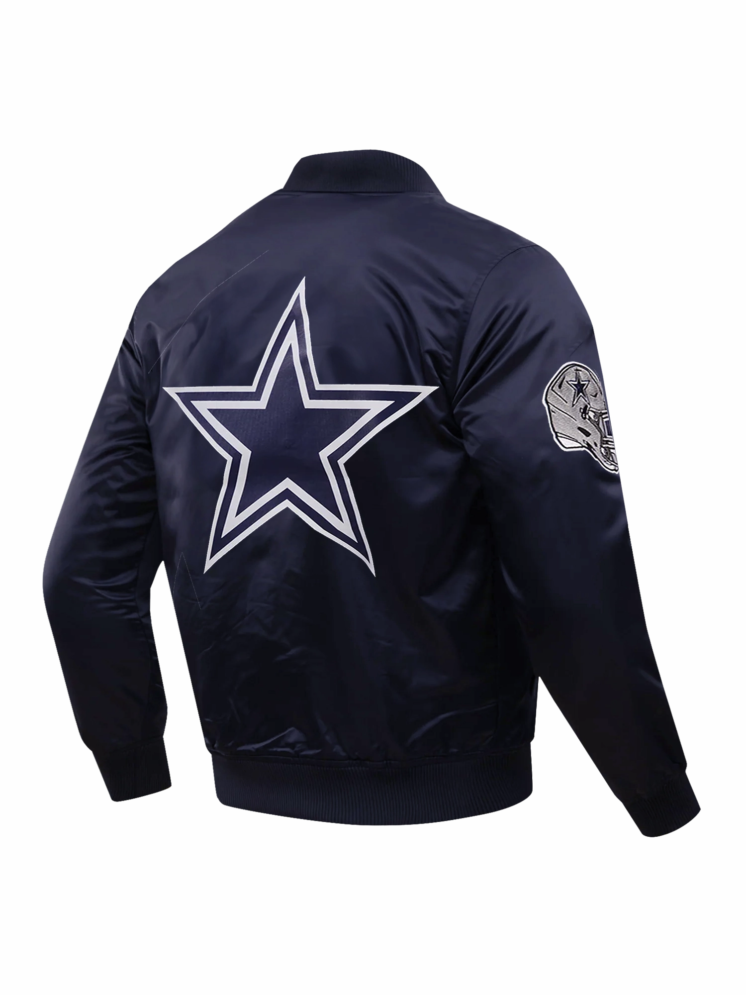 Dallas Cowboys Pro Standard NFL Team Classic Satin Button Jacket - Navy