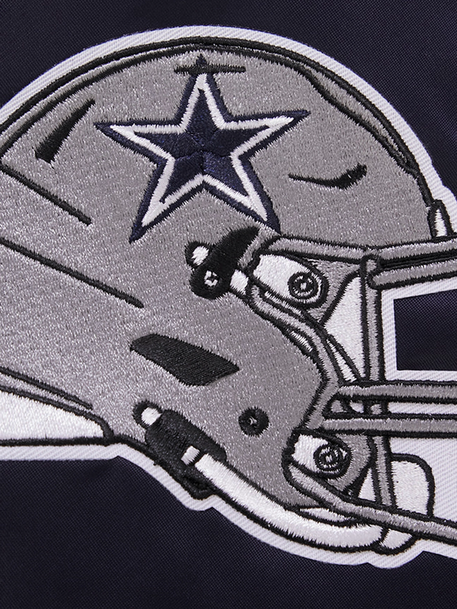 Dallas Cowboys Pro Standard NFL Team Classic Satin Button Jacket - Navy