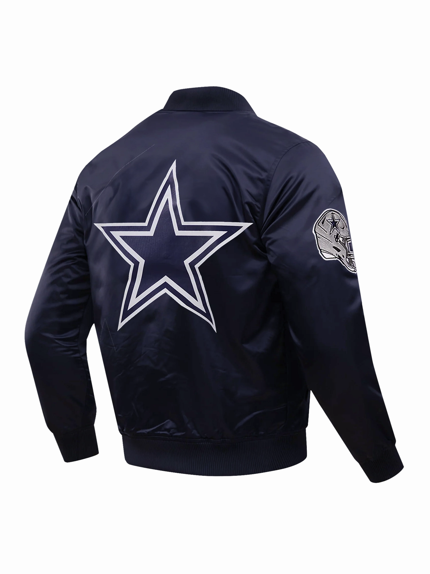 Dallas Cowboys Pro Standard NFL Team Classic Satin Button Jacket - Navy