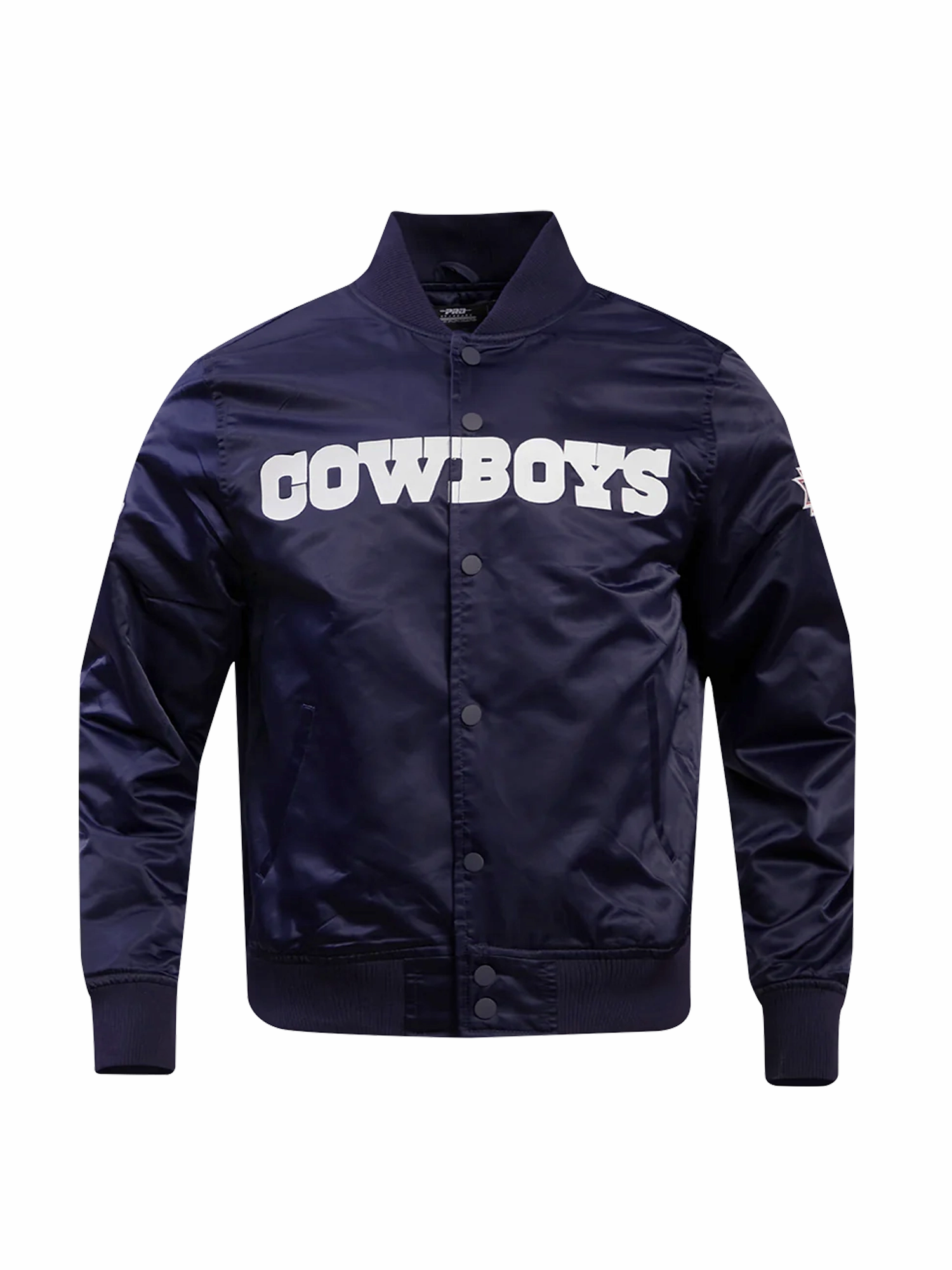 Dallas Cowboys Pro Standard NFL Team Classic Satin Button Jacket - Navy