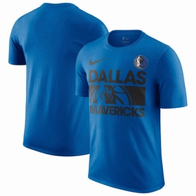 Dallas Mavericks NBA Nike Courtside This Is Our Year T-Shirt - Royal