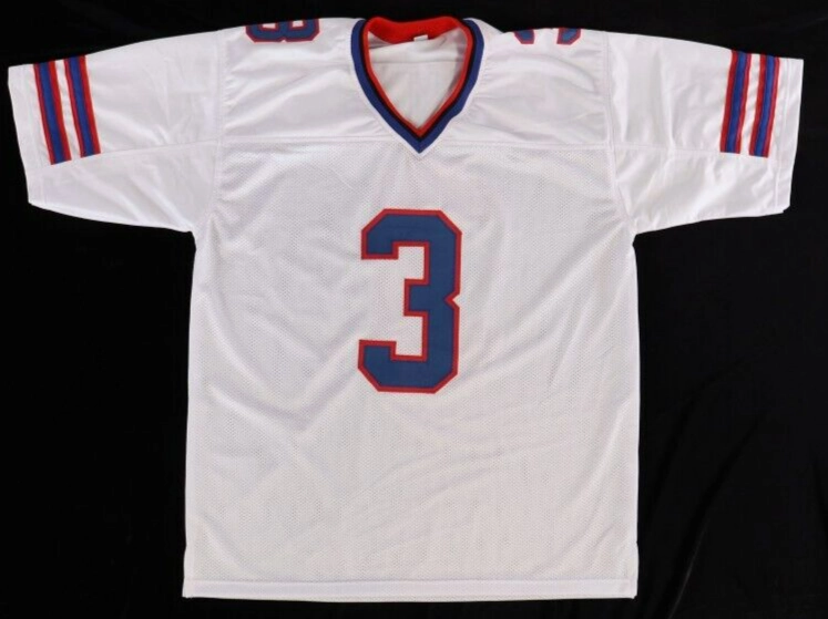 Damar Hamlin Signed Buffalo Bills Jersey (Beckett) 2021 6th Round Draft Pick D.B