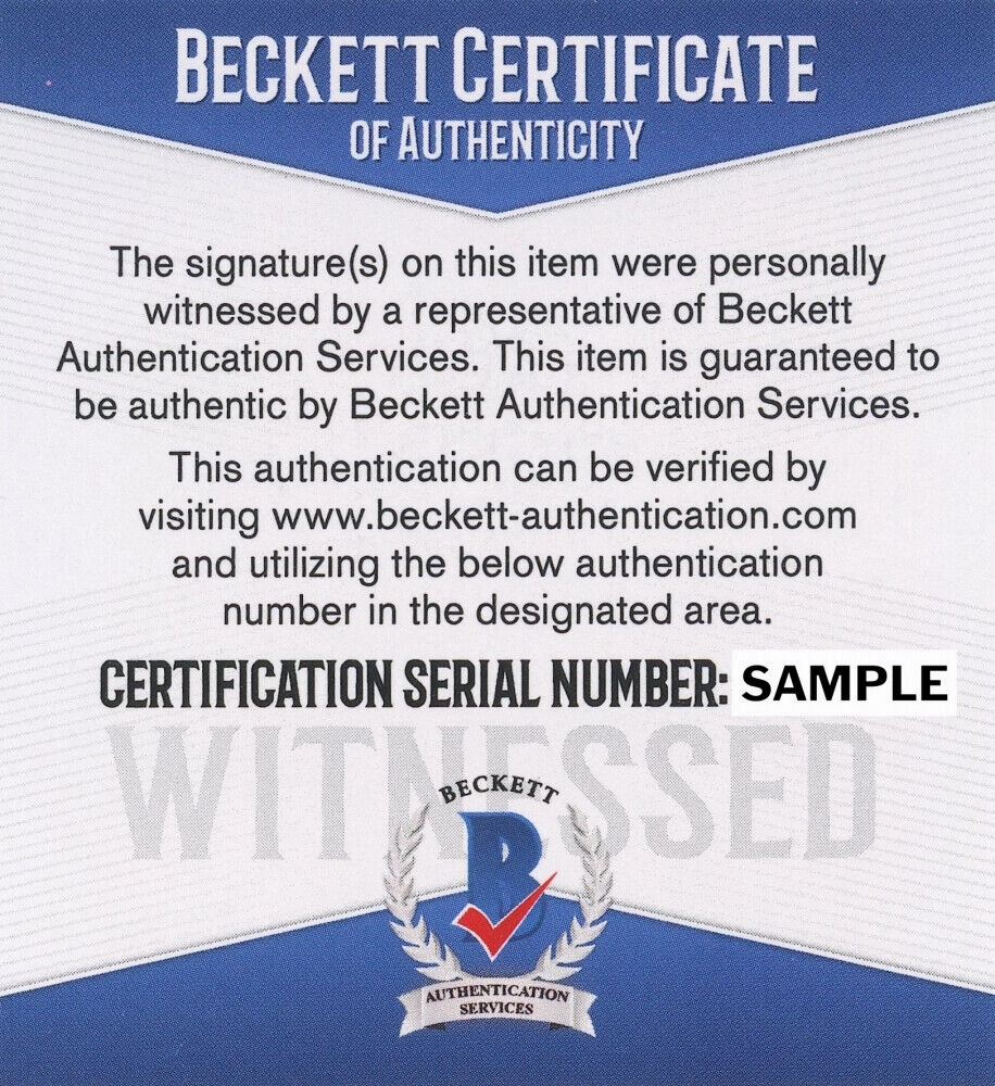 Daniel Jones Signed Giants Jersey (Beckett COA) New York 2019 #1 Draft Pick Q.B.